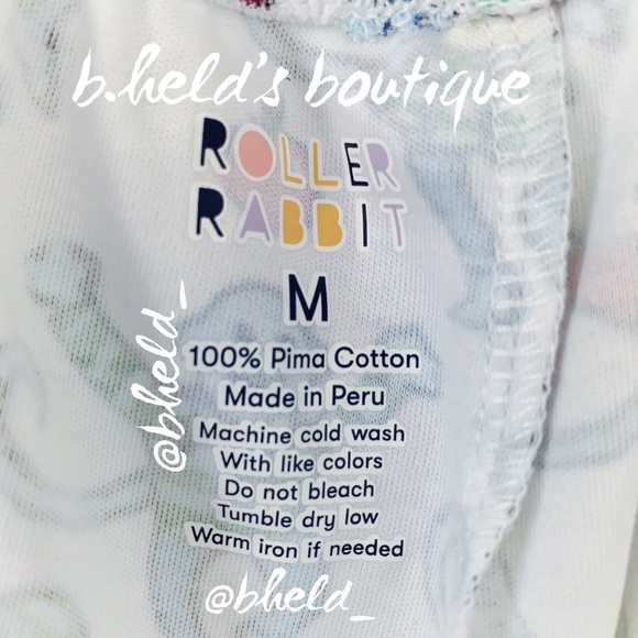 Roller Rabbit Back To School Monkey Polo Pajamas in Multi Medium (M) New NWT - Picture 12 of 17
